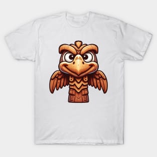 Crow totem illustration T-Shirt